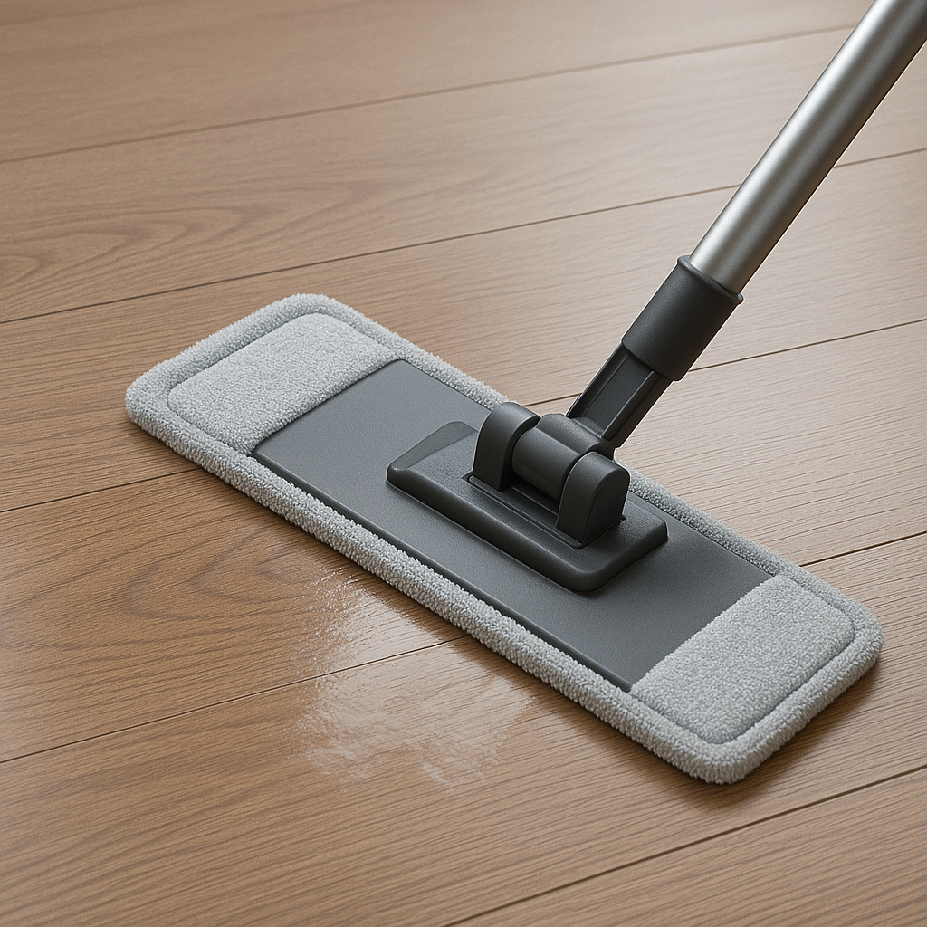 Laminate floor cleaning